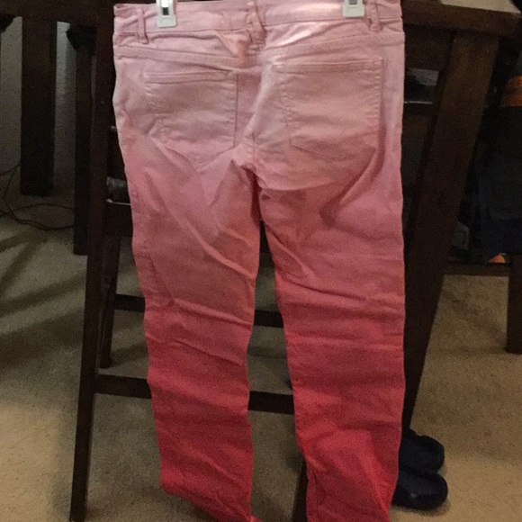 Pink To dark pink jeans size 11/12 - Picture 3 of 4